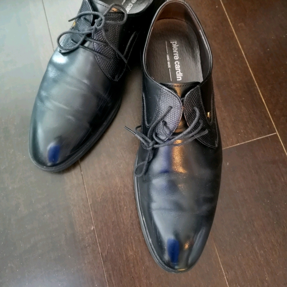 Pierre Cardin- Man Oxford leather shoes 8.5-9